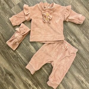 Rachel Zoe Baby Sweater and Pants Outfit Size 0-3 Months